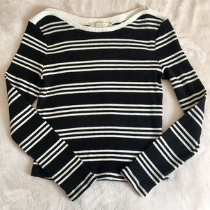 Anthropologie ribbed striped top